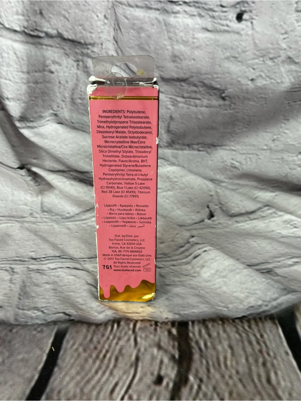 NIB Too Faced Melted Latex Liquified High Shine Lipstick ‘Peekaboo’ Discontinued